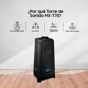 Torre-de-Sonido-Samsung-MX-T70-1500W-Bluetooth-con-Sonido-Bidireccional-4