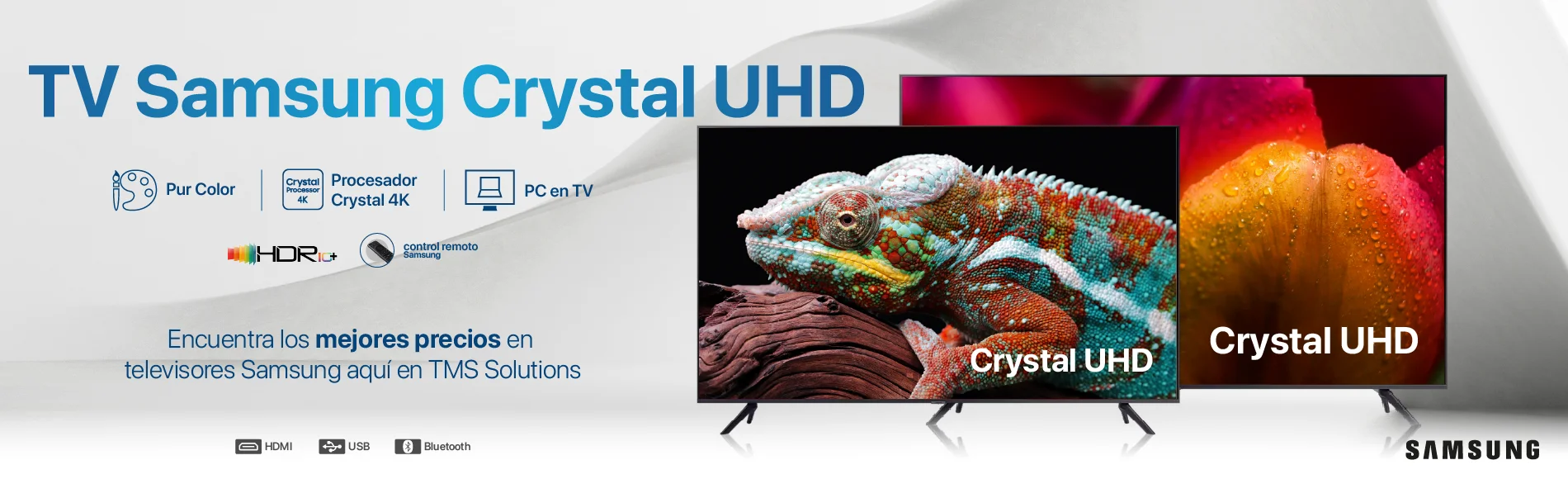 TV Crystal de Samsung en Pasto y Colombia TMS