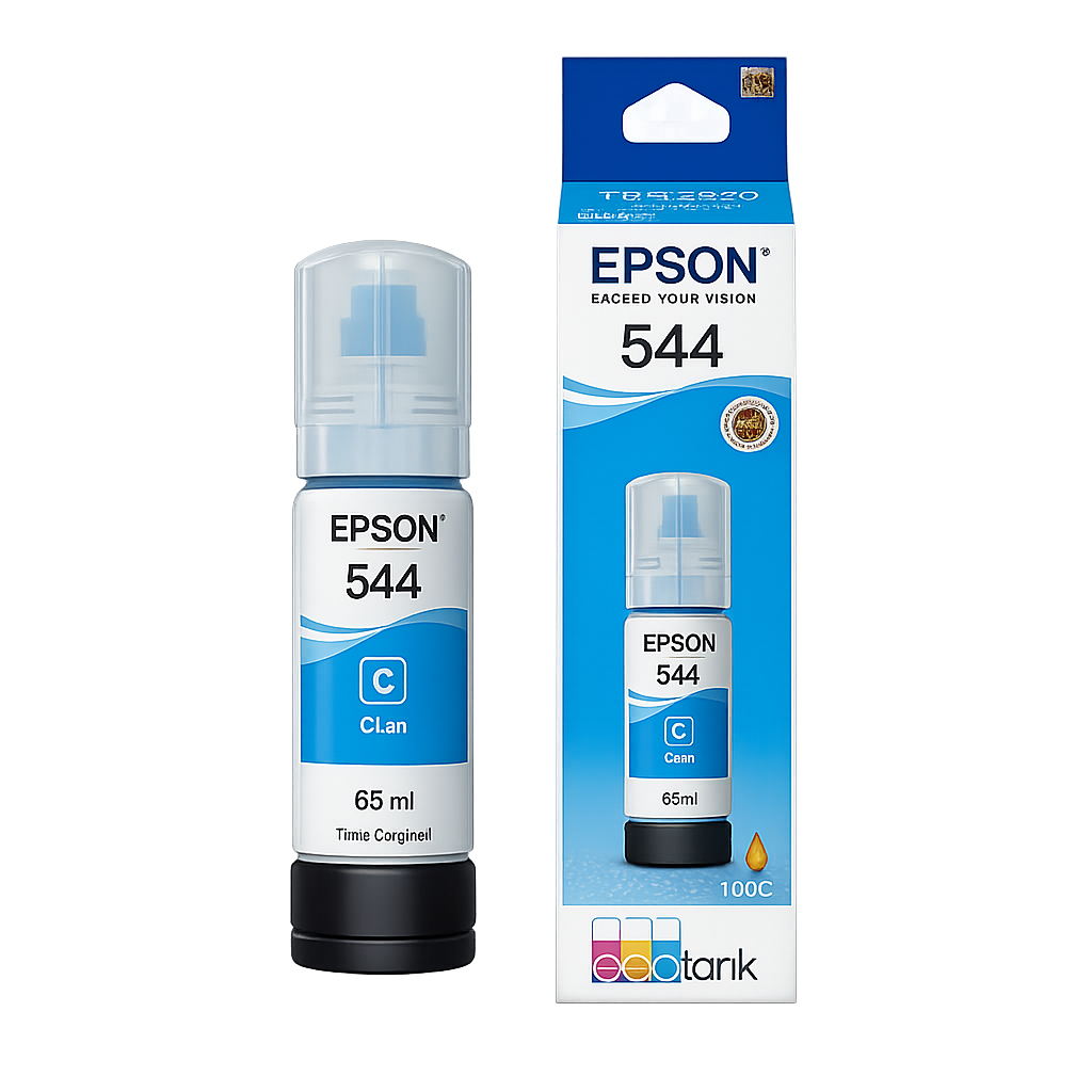azul Tinta Epson 544 Cian Original 65 ml - Imagen 1