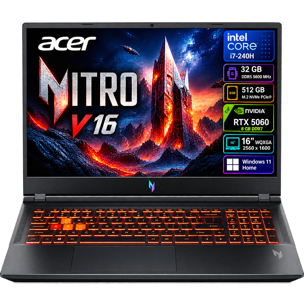 nitro Acer Nitro V 16 Core i7 32GB RAM 512GB SSD RTX 5060 - Imagen 1